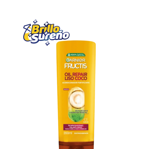 Acondicionador Fructis Oil Repair Liso Coco 350 ml