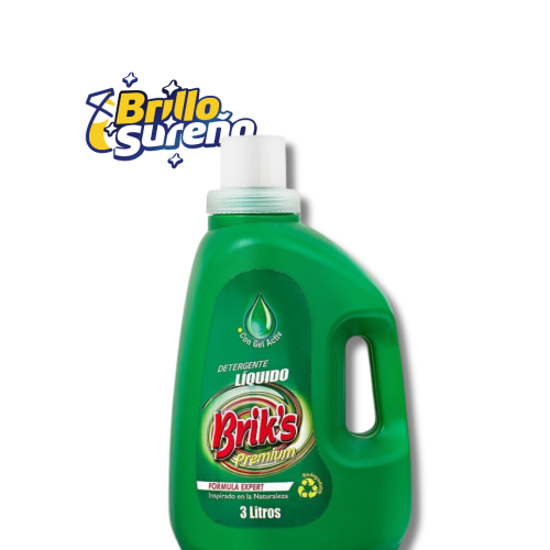 Detergente Matic Brik's Premium Verde 3 Litros