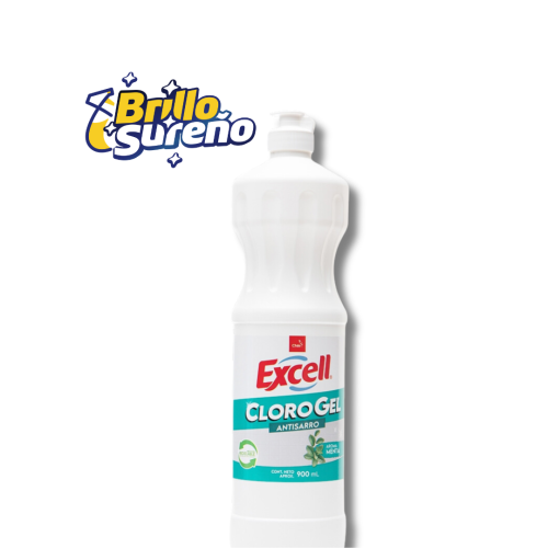 Cloro Gel Antisarro Excell aroma Menta 900ml