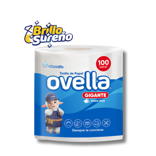 Toalla de Papel Ovella Gigante 100 mts