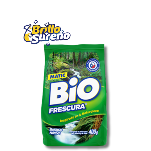 Detergente en Polvo Bio Frescura Bosque Nativo 400gr