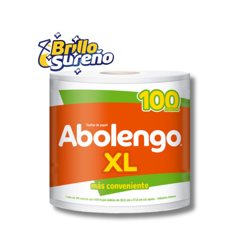 Toalla Papel Doble Hoja Abolengo Xl 100m