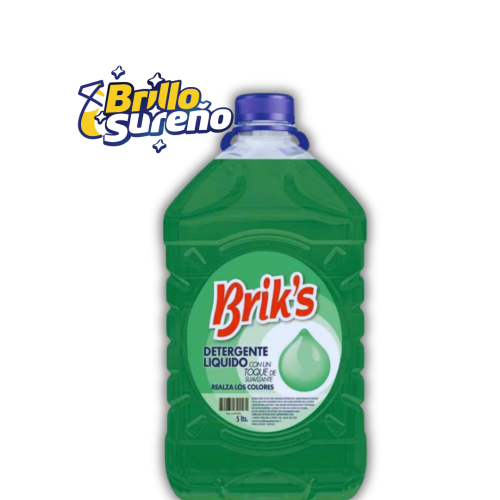 Detergente Líquido Matic Brik's Verde 5 litros