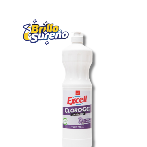 Cloro Gel Antisarro Excell aroma Lavanda 900ml