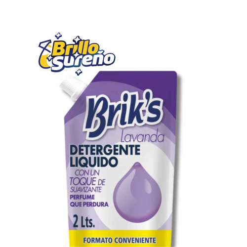 Detergente Líquido Matic Brik's Lavanda 2 litros Doypack
