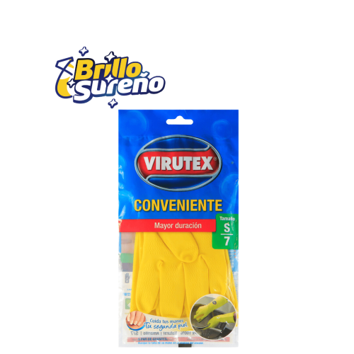 Guantes Amarillos  Convenientes Virutex tallas S 7