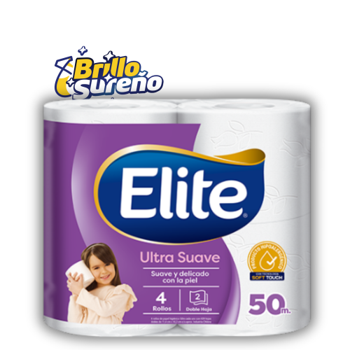 Papel Higiénico Elite 50 mts x 4 rollos