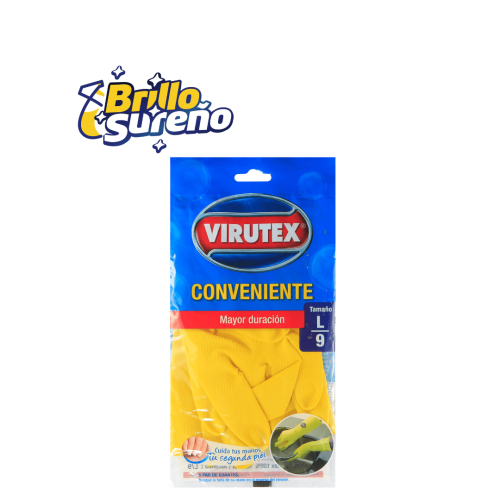 Guantes Amarillos  Convenientes Virutex tallas L 9