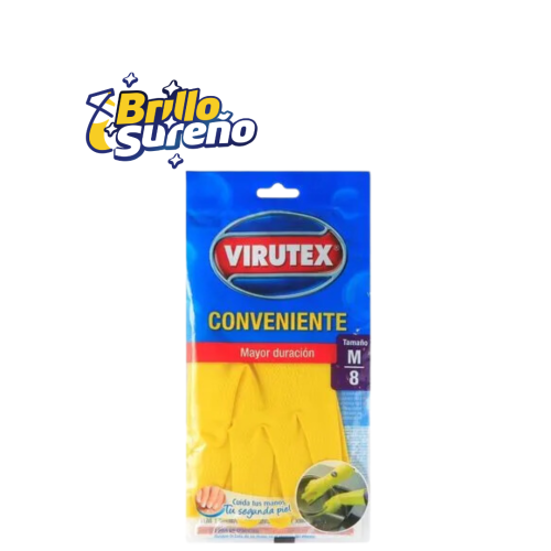 Guantes Amarillos  Convenientes Virutex tallas M 8