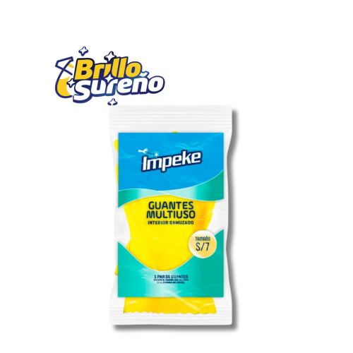 Guantes Amarillos Multiusos Impeke tala S 7