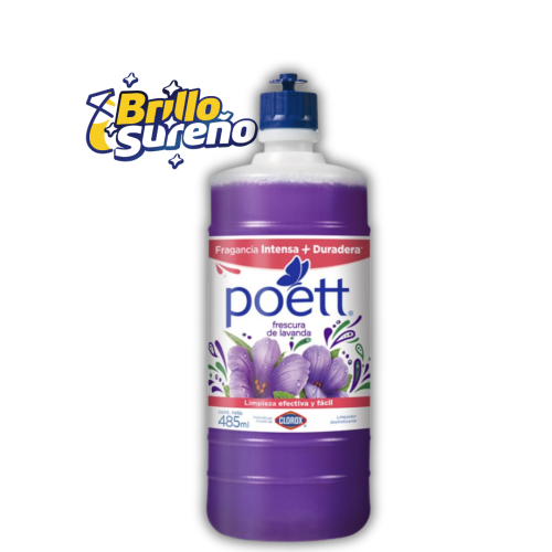 Limpiador de Pisos Poett 485ml Lavanda