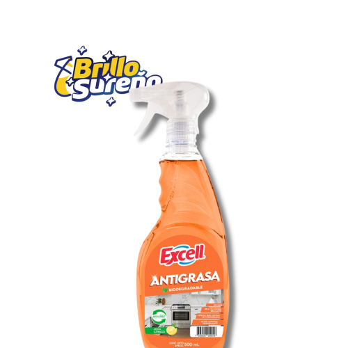Antigrasa Biodegradable Excell con gatillo 500ml